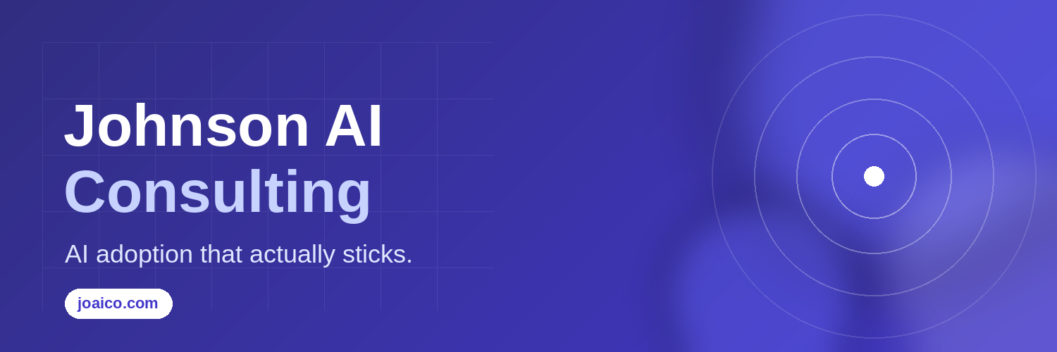 Johnson AI Consulting — AI adoption that actually sticks